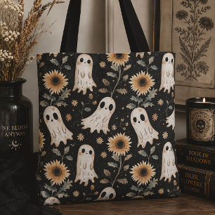 Sommer-Goth-Geister & Sonnenblumen Gruselige Blume Tasche