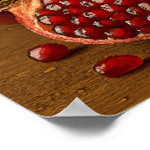 Sommer - Granatapfel Juice Art Printing Poster (Ecke)