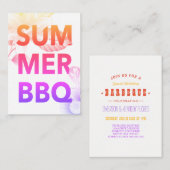 SOMMER GRILLEN BEGLEITKARTE (Vorne/Hinten)