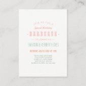 SOMMER GRILLEN Vintag Begleitkarte (Rückseite)