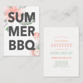 SOMMER GRILLEN Vintag Begleitkarte (Vorne/Hinten)