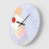 Sommer Große Wanduhr (Winkel)