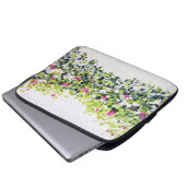 Sommer-grüne Blumenlaptop-Hülse Laptopschutzhülle (Vorne Knopf)