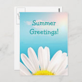 Sommer Grüße! Postkarte (Vorne/Hinten)