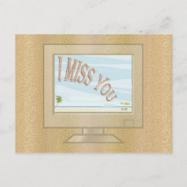 Sommer-Grüße überwachen Postkarte