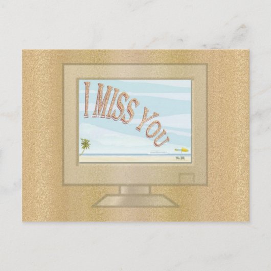 Sommer-Grüße überwachen Postkarte (Vorderseite)