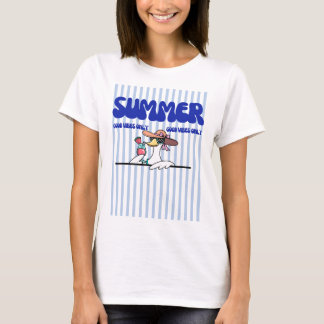 Sommer Gute Stimmung Nur Gans Streifen Kunst T-Shirt