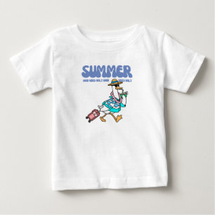 Sommer Gute Vibes Enten Urlaub Kunst Baby T-shirt