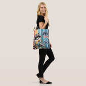 Sommer gute vibes nur Waschbär  Tasche (Am Model)