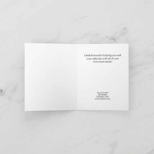 Sommer Gute Zeit, um ein Marketing zu verkaufen Karte (Innenseite)