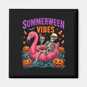 Sommer-Halloween-Skelett-Kostüm gruselig Magnet