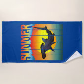 SOMMER HAMMERHEAD SHARSET STRANDTUCH (Vorderseite)