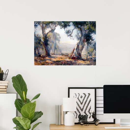 Sommer Hans Heysen 1909 Australische Kunst Poster (Heimbüro)