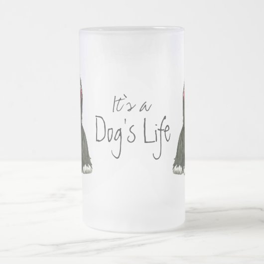 Sommer Havanese Mattglas Bierglas (Mittel)