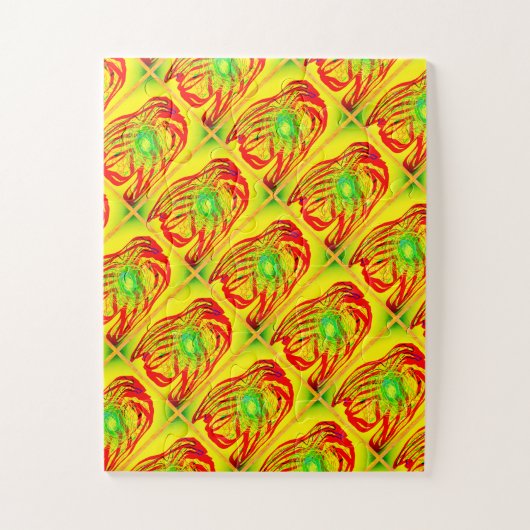 SOMMER-HEISSE-MUTTER-PIPER-KUNSTDESIGN PUZZLE (Vertikal)