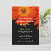 Sommer, Herbst Blume Hochzeitseinladungen Einladung (Stehend Vorderseite)