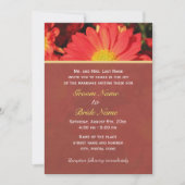 Sommer, Herbst Blume Hochzeitseinladungen Einladung (Vorderseite)