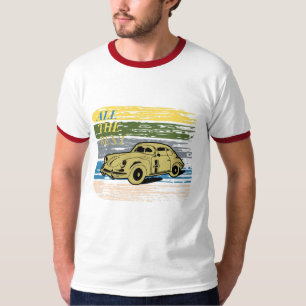 Sommer Herren Vintage  T-Shirt