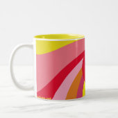 Sommer-Herz-Tasse Zweifarbige Tasse (Links)