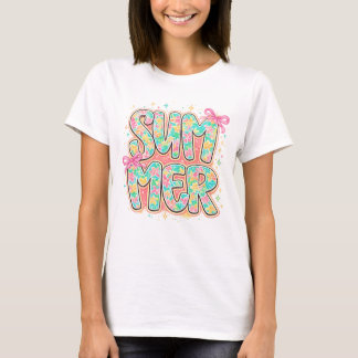Sommer-Hibiskus-Blüten-Explosion T-Shirt