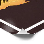 Sommer Hintergrund mit Palmen-32134 Poster (Ecke)