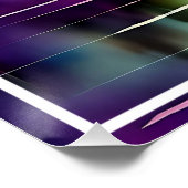 Sommer Hintergrund mit Palmen-56790 Poster (Ecke)