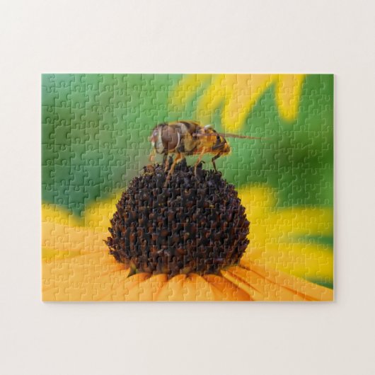 Sommer-Honigbienen-Puzzlespiel Puzzle (Horizontal)