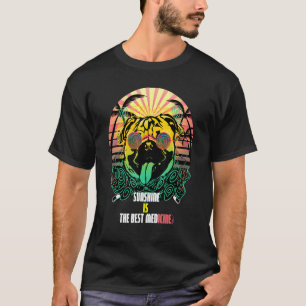 Sommer Hunde Sonnenschein ist die beste Medizin T-Shirt