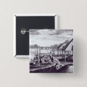 Sommer-Hütten Button (Vorne & Hinten)