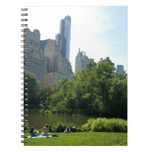 Sommer im Central Park - New York City Notizblock (Vorderseite)