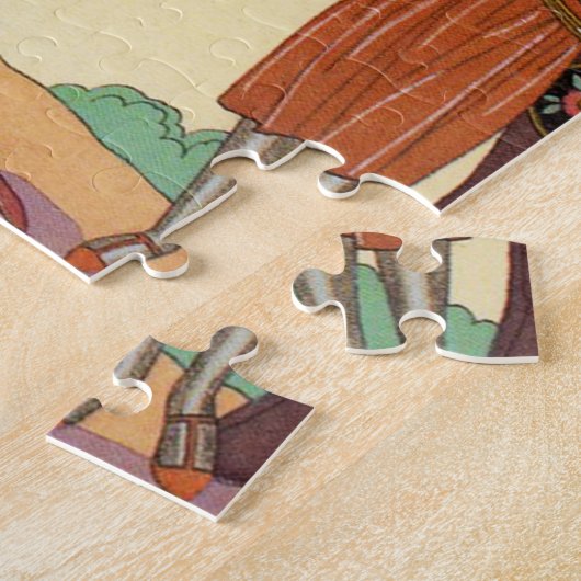 Sommer im Frankreich-Kunst-Deko-Puzzlespiel Puzzle (Seite)