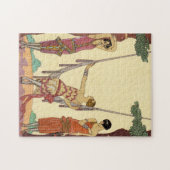 Sommer im Frankreich-Kunst-Deko-Puzzlespiel Puzzle (Horizontal)