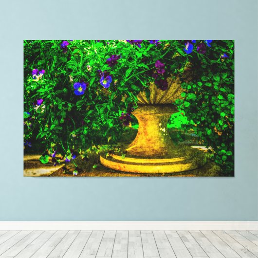 Sommer im Garten Leinwanddruck (Insitu (Holzboden))