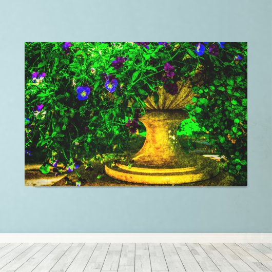 Sommer im Garten Leinwanddruck (Insitu (Holzboden))