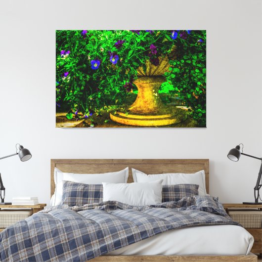 Sommer im Garten Leinwanddruck (Insitu (Schlafzimmer))