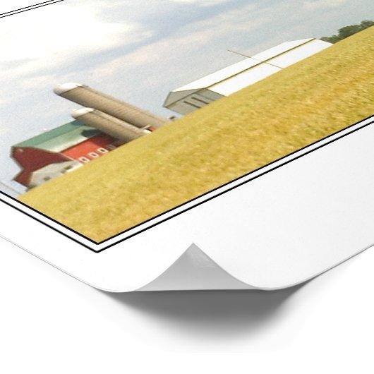 Sommer im Land Poster (Ecke)