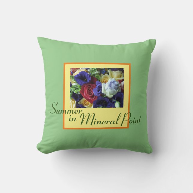 Sommer im Mineralpunkt Kissen (Vorderseite)