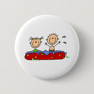 Sommer im Pool Button