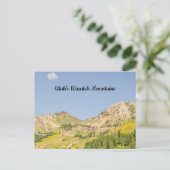 Sommer im Wasatch-Gebirge Postkarte (Stehend Vorderseite)