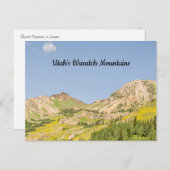 Sommer im Wasatch-Gebirge Postkarte (Vorne/Hinten)