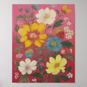 Sommer in Blüte Poster