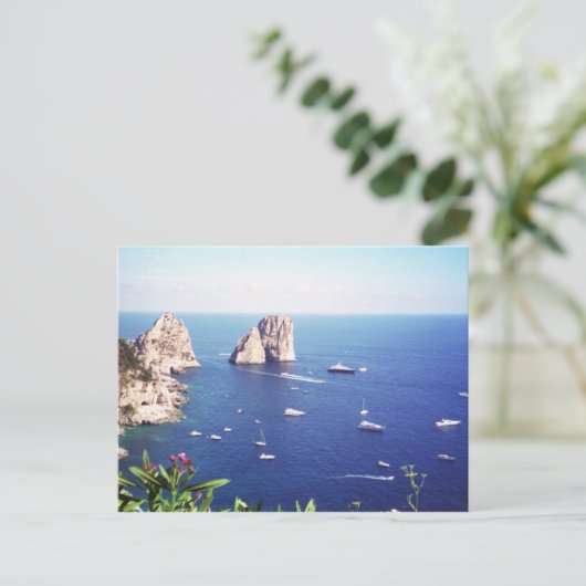 Sommer in Capri Postkarte (Stehend Vorderseite)