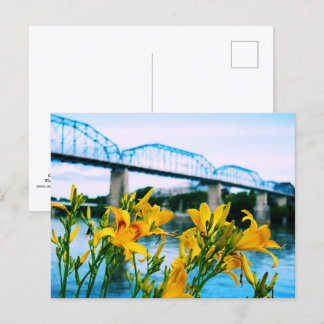 Sommer in Chattanooga, TN - Walnut Street Bridge Postkarte