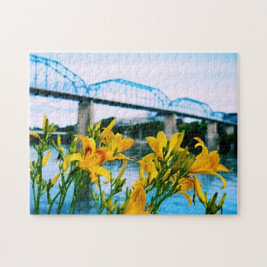 Sommer in Chattanooga - Walnut Street Bridge 11x14 Puzzle (Horizontal)