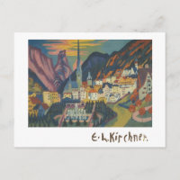 Sommer in Davos von E.L. Kirchener (1925) Postkart