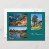 Sommer in den Sierras Postkarte (Vorne/Hinten)