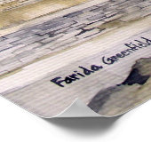 Sommer in der Runswick Bay von Farida Greenfield Poster (Ecke)