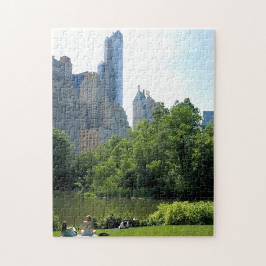 Sommer in der Stadt - Central Park - Puzzlespiel Puzzle (Vertikal)
