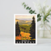 Sommer in Deutschland Postkarte (Stehend Vorderseite)