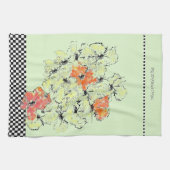 Sommer in Fall-Shabby Chic-Wildblumen Küchentuch (Horizontal)